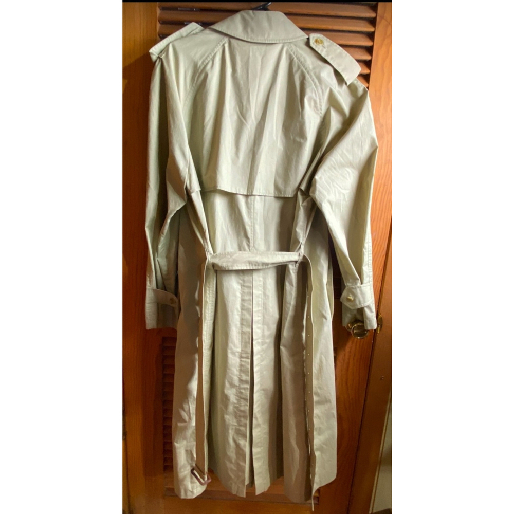 Men's Vintage Burberrys London Trench Coat Beige 50R - Picture 2 of 10